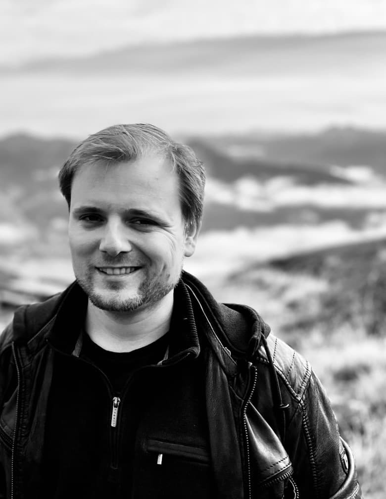 John Hendrik Kaiser in einer Berglandschaft